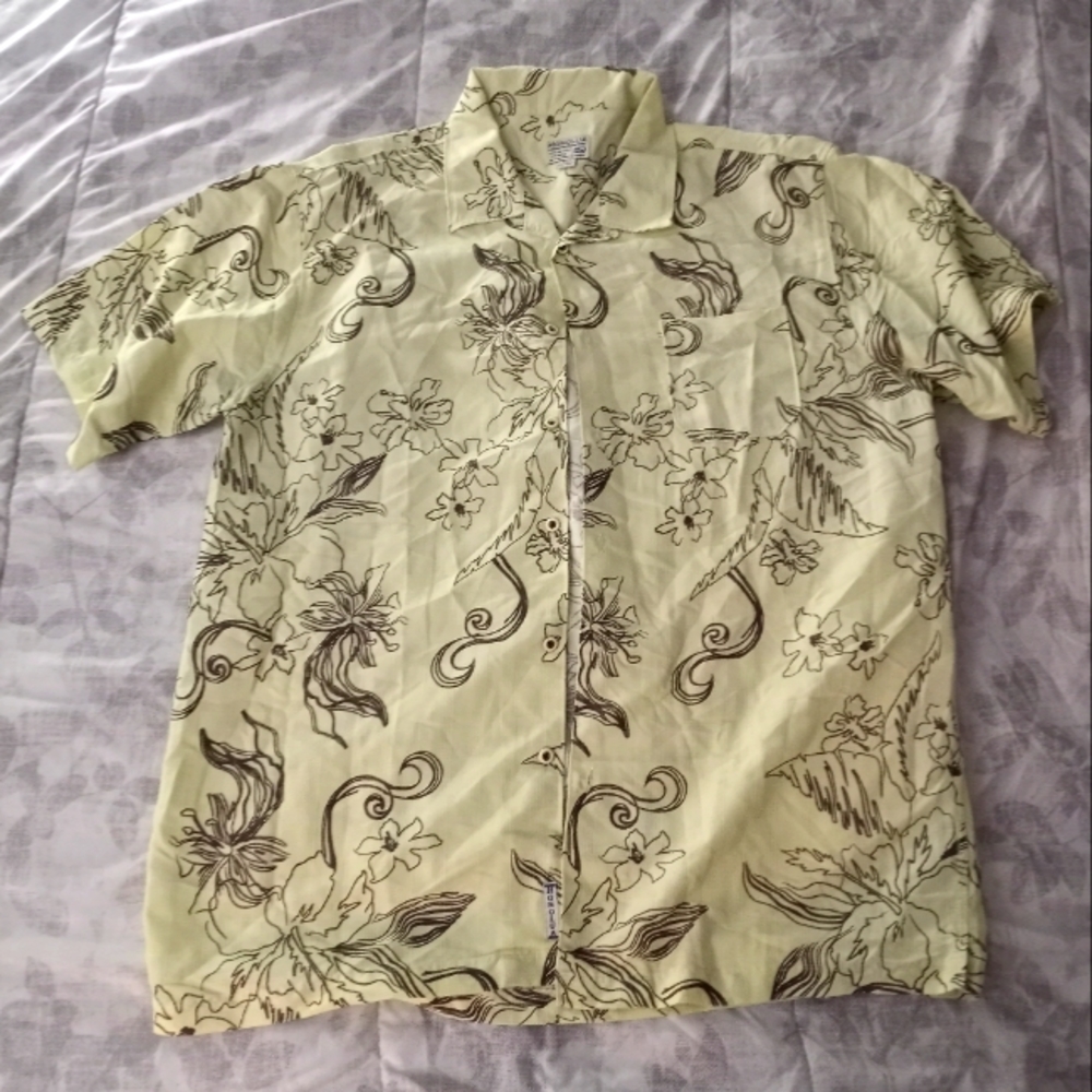 Floral Patterned Casual Button Down Shirt